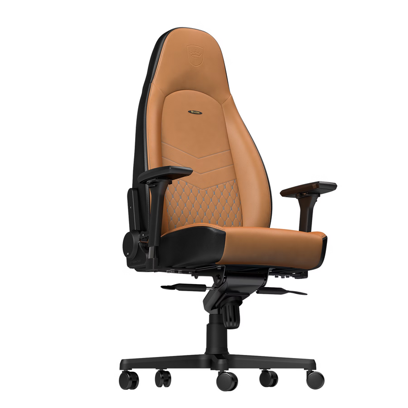 Noblechairs ICON Real Leather Cognac/Black Maroc Prix