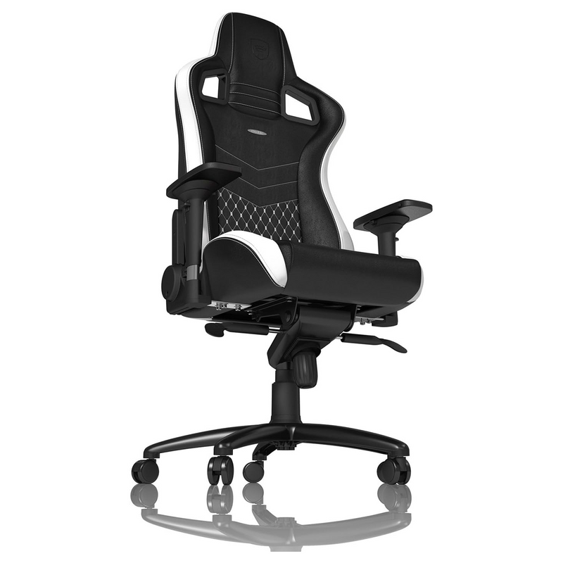 Noblechairs EPIC Real Leather Black/Red/White Maroc Prix