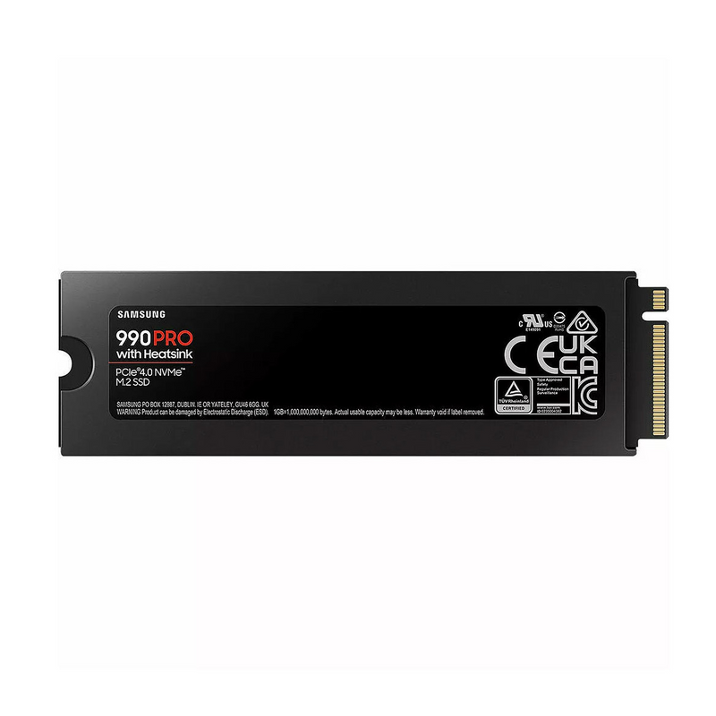 Samsung SSD 990 PRO M.2 PCIe NVMe 2 To avec dissipateur