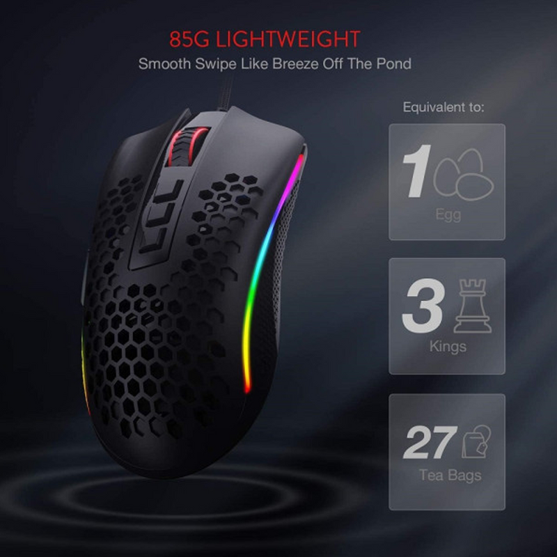 Redragon M808 Storm Lightweight RGB Maroc Prix