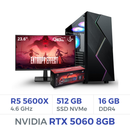 Setup Complet Techspace Ryzen 5 5600X/512 GB SSD/16GB/RTX 5060