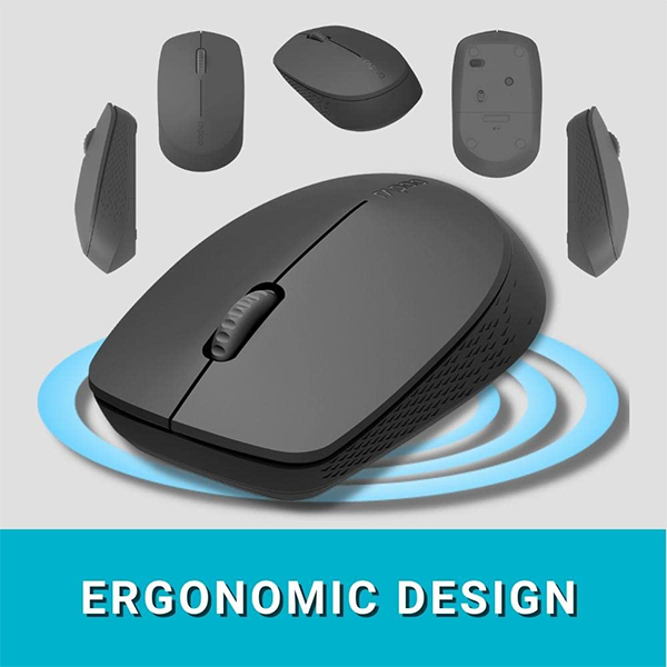 Rapoo M100 Silent Dark Grey Maroc | Souris PC Prix Maroc
