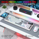 Redragon K526 PRO RGB White-Black Casa