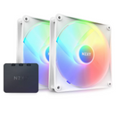 NZXT F140 Core RGB Dual Pack (Blanc) Prix Maroc