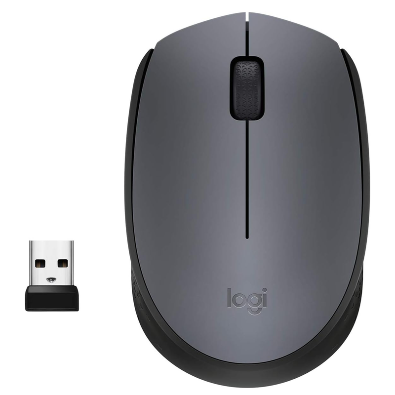Logitech M170 Wireless Mouse (Gris)