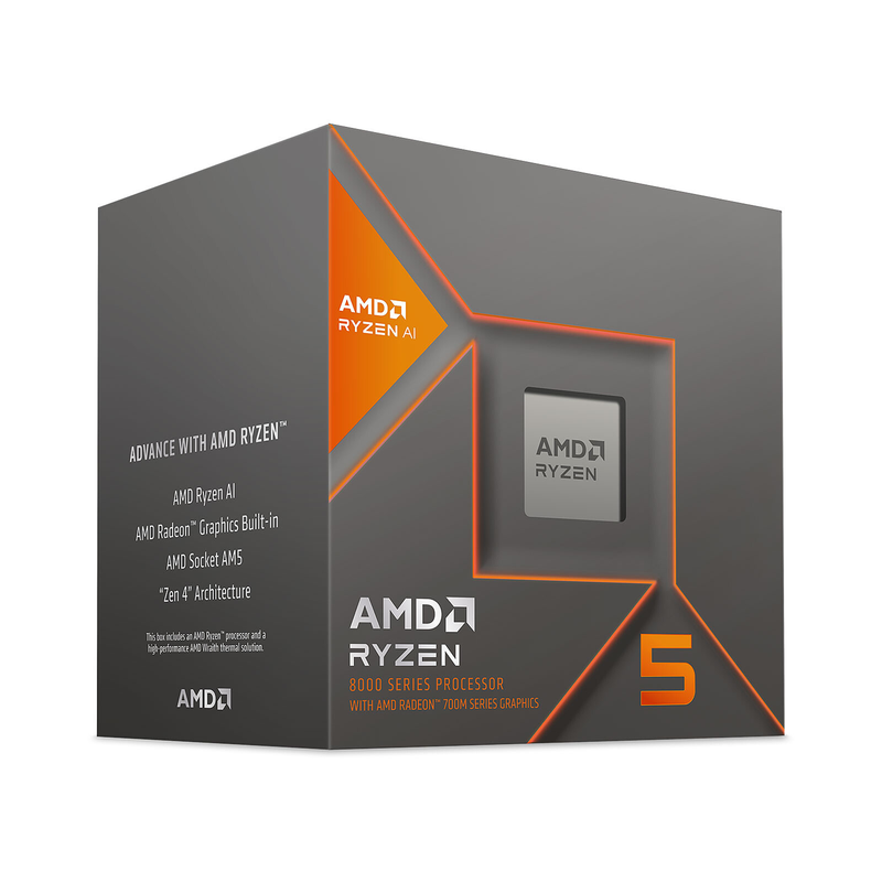 AMD Ryzen 5 8600G Wraith Stealth (4.3 GHz / 5.0 GHz) Prix Maroc