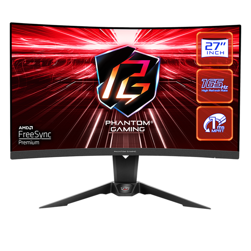 ASRock PHANTOM GAMING PG27Q15R2A 27″ CURVED 165Hz 2K Prix Maroc