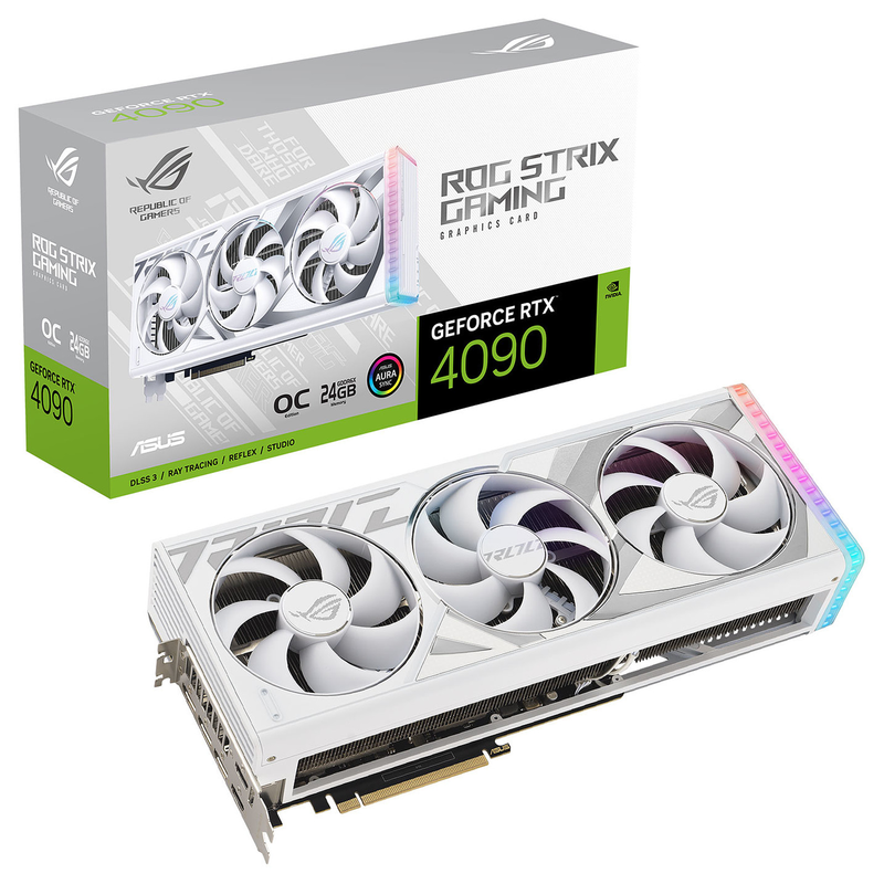 ASUS ROG Strix GeForce RTX 4090 White OC Edition 24GB Prix Maroc