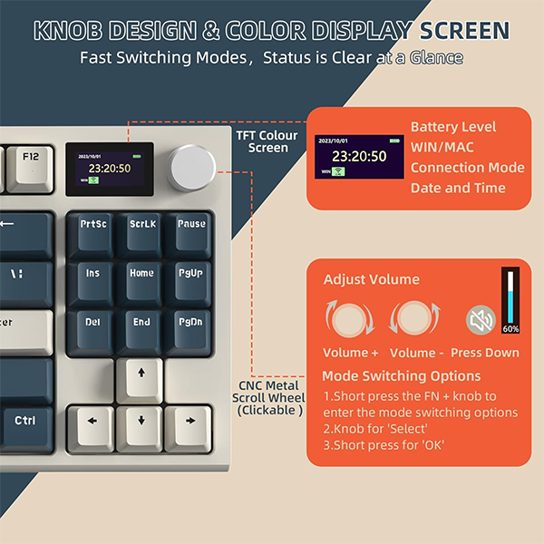 ATTACK SHARK K86 Timing machine (Blue Whale Switch) Casa
