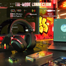 ATTACK SHARK L30 PRO Headset (Black&Red) Maroc