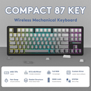 ATTACK SHARK M87Pro V2 Moon night (White jade Switch) Casablanca