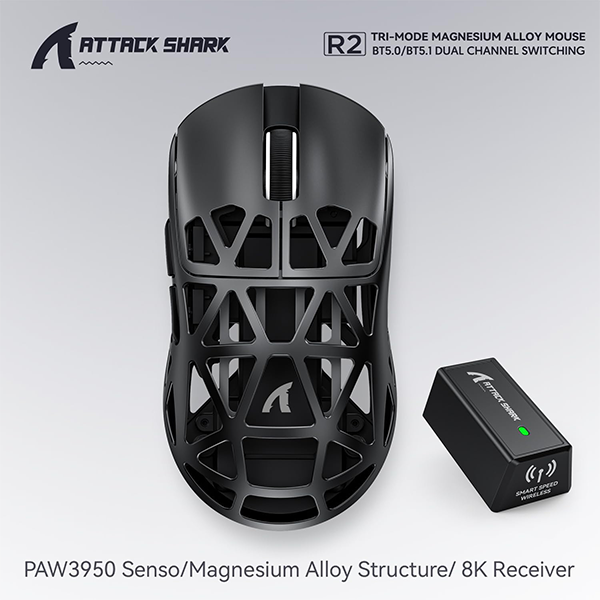 ATTACK SHARK R2 (Black) Casablanca
