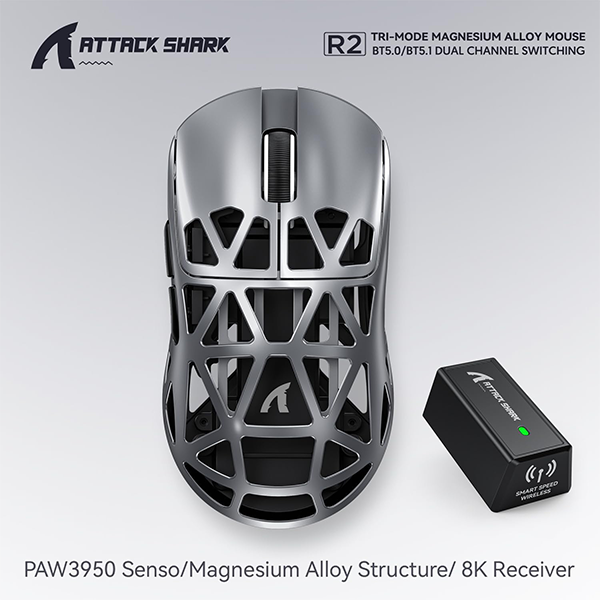 ATTACK SHARK R2 (Grey) Casablanca