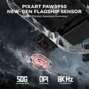 ATTACK SHARK R2 (White) Maroc