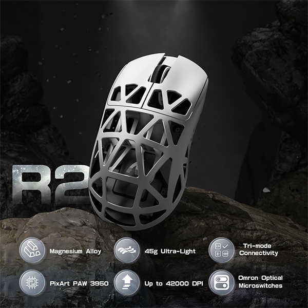 ATTACK SHARK R2 (White) Casablanca
