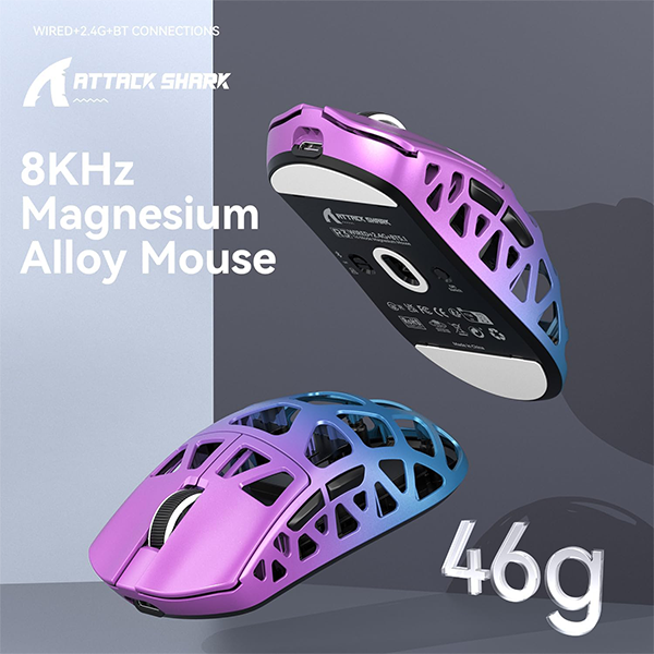 ATTACK SHARK R3 (Purple&Blue) Casa