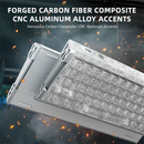 ATTACK SHARK R68 HE Rapid Trigger Keyboard Magnetic Switch (Ice Ninja) Casa
