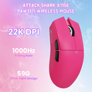 ATTACK SHARK X11 SE (Berry Red) Casablanca