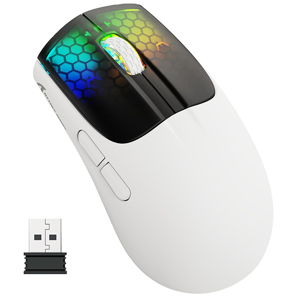 ATTACK SHARK X5 (White&Black) Prix Maroc