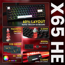 ATTACK SHARK X65 HE Black (Magnetic Switch) Casa