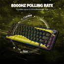 ATTACK SHARK X65 PRO HE Wireless Rapid Trigger Magnetic Switch (Yellow Contours) Casa