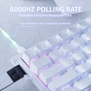 ATTACK SHARK X68 HE Magnetic Switch (White) Casa