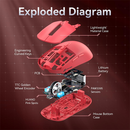 ATTACK SHARK X6 (Rouge) Maroc