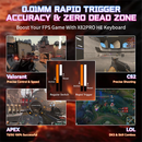 ATTACK SHARK X82 Pro HE Magnetic Switch (Black Contours) Maroc