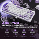 ATTACK SHARK X85 PRO Strawberry Switch (Lavender) Casablanca