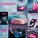 ATTACK SHARK X8PLUS (Berry Red) Casa