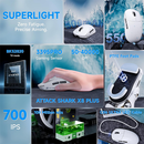 ATTACK SHARK X8PLUS (White) Casablanca