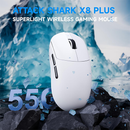ATTACK SHARK X8PLUS (White) Casa