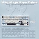 AULA F99 Glacier Blue (Reaper Switch) Casablanca