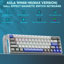 AULA WIN68 HE MAX Grey&White&Blue (Magnetic Switch) Casablanca