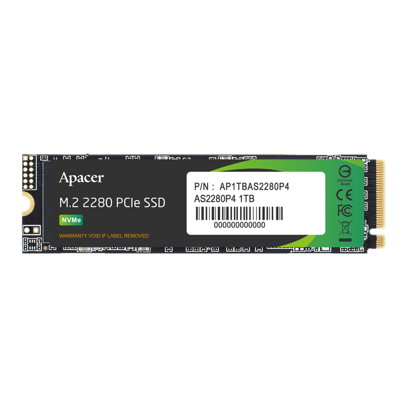 Apacer SSD 1TB M.2 PCIE GEN3 X4 NVME maroc prix