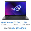 Asus ROG Zephyrus G16 GU605MY-DROW intel Core Ultra 9 185H /32GB/2TB SSD/RTX 4090/16" OLED Maroc