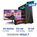 Setup Complet Techspace Ryzen 5 5600G/512 GB SSD/16GB/Radeon Vega7