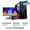Setup Complet Techspace Ryzen 5 5600X/512 GB SSD/16GB/RTX 5060 8G