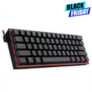 Redragon K617 Fizz 60% RGB Red Switches (Black)