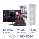 Setup Complet Techspace Ryzen 5 5500/512 GB SSD/16GB/RTX 5060 8G