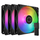 Cooler Master SickleFlow Edge 120 ARGB 3-Pack Fan Kit Black Prix Maroc
