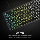 Corsair K55 CORE RGB Noir Maroc