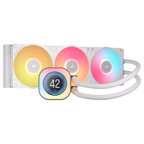 Corsair Titan 360 RX LCD RGB (Blanc) Maroc