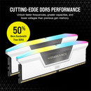 Corsair Vengeance RGB 32GB (2x16Go) 5600MHz DDR5 CL40 White Maroc
