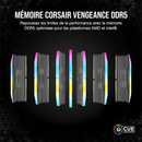 Corsair Vengeance RGB DDR5 16Go 6000 MHz CL36 Casablanca