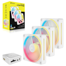 Corsair iCUE LINK LX120-R RGB (3in1) Blanc Casa