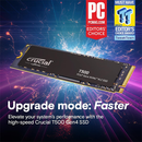 Crucial T500 PRO SSD 500Go Gen4 Casa