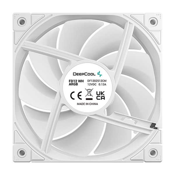 DeepCool FD12 ARGB (Triple Pack) White Maroc