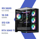 PC Gamer Techspace Ryzen 5 5600/512GB SSD/16GB/RTX 5060Ti 16GB