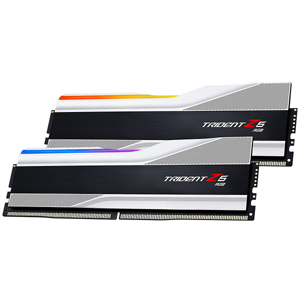 G.Skill Trident Z5 RGB Series 64Go (2x32Go) DDR5 6000 MHz CL36 Silver Maroc